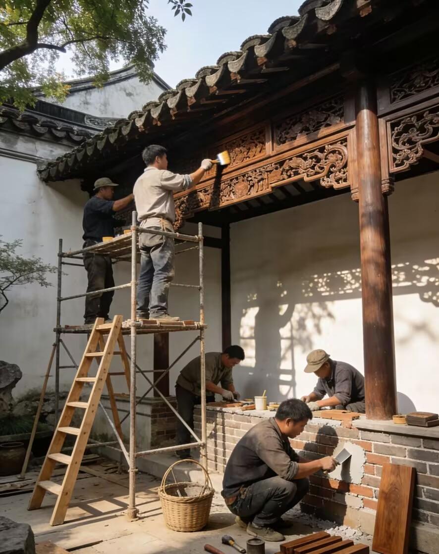 园林测绘现场